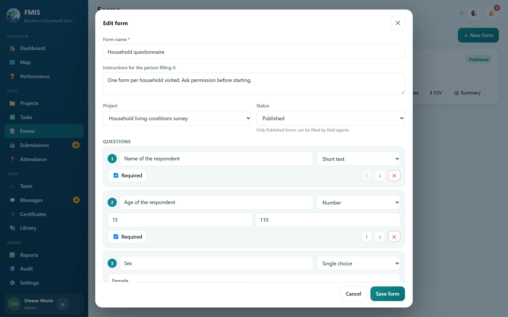 Build your own forms